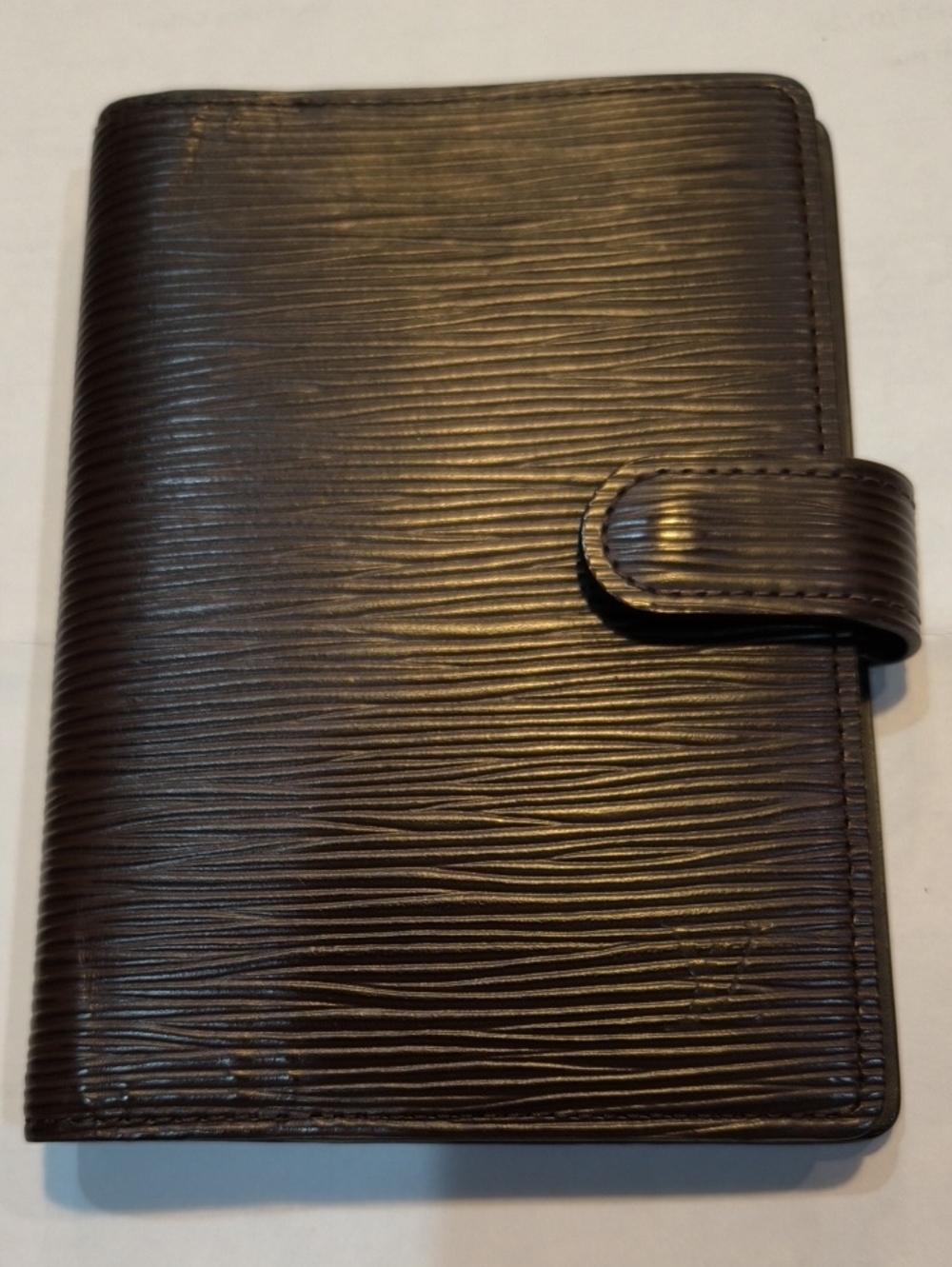 Louis Vuitton Brown Epi Leather Small Agenda Cover